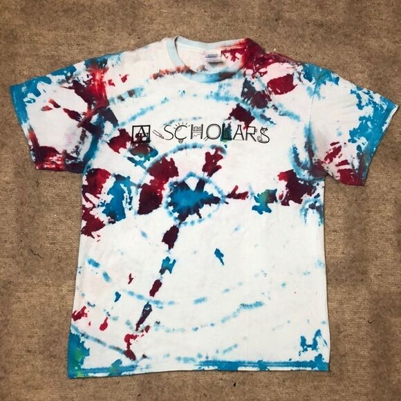 “AU Scholars” Vintage 1990’s Tie Die | One of a Kind | Medium - Picture 1 of 4